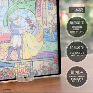 日本製 迪士尼公主 DISNEY 彩繪玻璃 砧板 美女與野獸 美人魚 長髮公主 抗菌止滑 抗菌砧板 切菜板 廚具用品