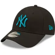 New Era 9Forty Strapback Cap - New York Yankees black aqua