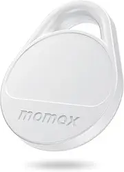 MOMAX Key Finder, Tracker Tag Works with Apple Find My (iOS 18+ Only), Key Tracker with APP,Sound Location, Key Locator Tracker tag for Luggage, Suitcase, Wallet