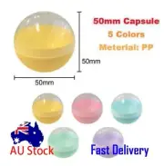 [200pc} 5cm,6.5cm Empty Capsule Assorted Macaroon Color,Party game,Birthday gift