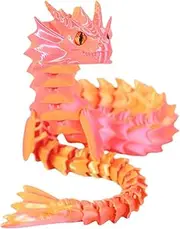 Flexible Joints Dragon Fidget Toy | Articulated Flexible Joints Toys | Rotatable Joints Dragon Model for Girls, Kids, Friends, Children, Family