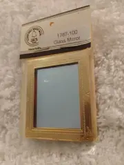 Dollhouse Miniature Mirror Clare Bell Brass