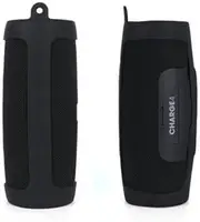 Coyktonty Silicone Case Cover for JBL Charge 5 Bluetooth-Compatible Speaker Travel Carrying Protective with Shoulder Strap and Carabiner