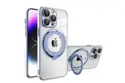 Invisible Stand MagSafe Magnetic for iPhone 15 Pro Max Case-Blue