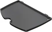 BBQ-PLUS 6559 Cast Iron Cooking Giddle for Weber Q200, Q220, Q240, Q260, Q2000, Q2200, Q2400 Series Grill,BBQ Accessories Q200 Grill Griddle Black (GPCIC1017)