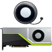 Graphics Card Single Cooling Fan Replacement For NVIDIA Quadro RTX5000 6000 8000