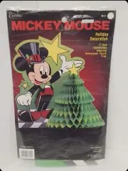 Vintage Eureka Mickey Mouse Honeycomb 11" Centerpiece