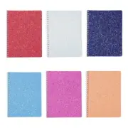 A 5 Colorful Prism Notebook 80 Sheets Spirals Notebook Stationery Notebooks