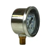 Liquid Filled Lower Mount Pressure Gauge with 1.5" Dial, 0-5000PSI, 1/8"Male NPT