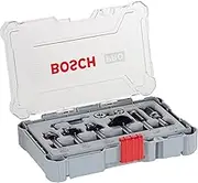 Bosch Accessories Professional 6-piece Trim and Edging Router Bit Set (8 mm shank, Accessories for Routers)