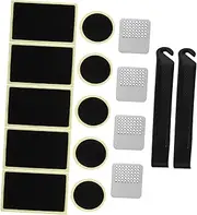 1 Set Bicycle Tool Set Tires Bicycle Tire Patch Kit Radial Tire Repair Kits Tire Repair Patches Kit Bicycle Patch Kit Patch Kit Cycling Bike Bicycle Tire Patches Bike Tool Kit Iron