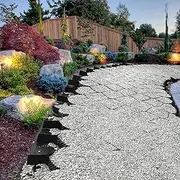 Gravel Stabilizer Grid Mud Slope Control Driveways Grids Various Size Options Ground Grid for Landscaping Parking Lots Garden,2 Inch Thick(5x6m/16x19.7ft)