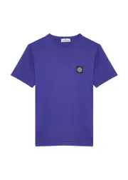 Stone Island Kids Logo Cotton T-shirt (10-12 Years) - Blue Royal - 10YR (10 Years) 10YR (10 years)