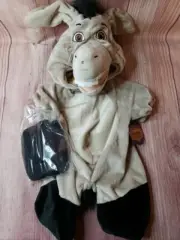 Build A Bear Shrek the Third DONKEY Plush Costume Outfit 2pc Set Bodysuit Mask