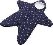 HOMOBABE Swaddle with Zipper Closure Soft and Skin Friendly Winter Portable Newborn Swaddle Wrap for Boys and Cozy and Durable Design