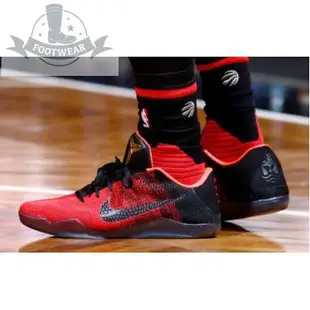 限時特惠 NIKE KOBE 11 XI Achilles Heel 紅黑 822675 670 初版 11代 正品