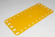 Meccano by Exacto Flexible Plate 11x5 Holes in Crane Set yellow (no.192)