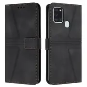 Triangle Leather Phone Case For Samsung Galaxy A21s