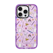 iPhone 16 Pro Impact Case School Doodle