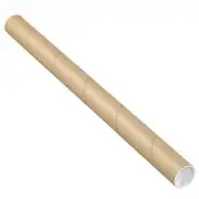 Partners Brand Mailing Tubes,W/Caps,1 1/2x26",PK50 P1526K Partners Brand P1526K