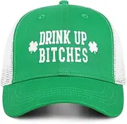 [Chicken Noodles] St Patricks Day Hat Women Men - Hat Shamrock Gifts Irish Green Accessories St. Patrick's Day Decorations