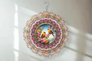 Goldfinch Blossoms Wind Spinner, 3 Size Choices