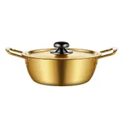 SOGA 20cm Yellow Ramen Pot with Lid