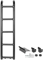 Aluminum Alloy Car Rear Door Tailgate Ladder Protective Frame Compatible For Suzuki Jimny 2019 Up Car Mouldings Extrior Accessories