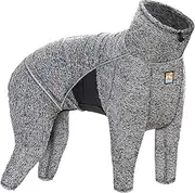 Kurgo Dog Onesie Body Warmer | Bodysuit for Dogs | Recovery Suit | Pet Pajamas | Reduce Anxiety | Contains Shedding | Leash Opening | Reflective | Stowe Base Layer | for Small, Medium, Large Dogs