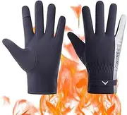 [outret] Outdoor Touch Screens Gloves,Reflective Waterproof Winter Gloves for Man | Winter Gloves Windproof Touch Screens Warm Gloves for Running Driving Cycling Hiking Outdoor Activities