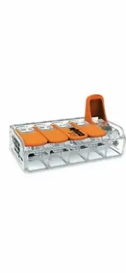 WAGO 221-615 Lever-Nuts® - 5-Conductor Compact Splicing Connectors for 10 AWG...