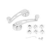 4-1/4" Electroplate Car Interior Door Handle Kit Fit For Chevy