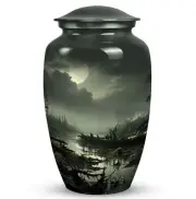 Moonlit Swamp Night Urns Ashes Adult Male Large Funeral Human Decorative Compani