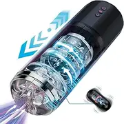 Men's Hoodies Electric Male masterbrators Toy with Powerful Thrusting Rotating Modes for Stimulation,Toys for Men,Pocket Vagina 6J54