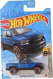 Hot Wheels 2020 Ram 1500 Rebel, [Blue] 101/250 Baja Blazers 8/10