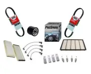 04-08 RX-8 Tune-Up Kit Spark Plugs Wires Oil & Air Filter Cabin Filter Belts 10P (for: Mazda)