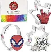 Superhero 3-Pc. Set Made in The USA by Ann Clark, Mask, Hand Sign, Web