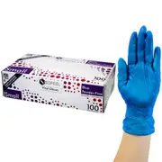 Sofeel Vinyl Powder Free Gloves 4.0g Small Blue HACCP Grade 100 Box