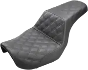 Saddlemen LS Step Up Motorcycle Seat Full Black 806-04-175