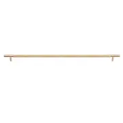 MANOVELLA Charmian Knurled Cabinet Drawer Handle - 500mm - Brushed Brass