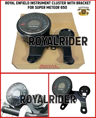 INSTRUMENT CLUSTER WITH BRACKET FIT FOR ROYAL ENFIELD SUPER METEOR 650