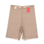 Spanx L16013 Womens Taupe Pretty Smart Mid-Thigh Shorts Size 2X
