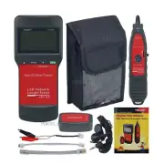 LCD LAN Tester Network Telephone Cable Tester RJ45 Ethernet Cable Tracker