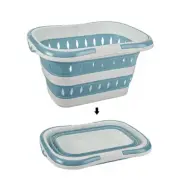 Foldable Collapse Laundry Basket Large Dirty Clothes Basket Small Spaces