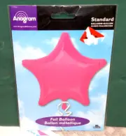 Anagram Pink Star Shape Helium Balloon 19" Party Decoration Refillable