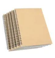 5 Pcs A5 Sketchbook, Spiral Sketch Pads, 30 Sheets (60 Pages) 120 GSM Thicken