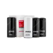 Ryco Oil Fuel Filter Service Kit for Volvo FM9 FM12 FH12 D9A D12D Engine