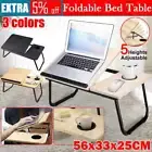 Height Adjustable Laptop Stand Bed Table Portable Lap Desk with Foldable Leg AUS