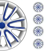 16" Wheel Covers Hubcaps for Jeep Wrangler Gray Dark Blue Gloss