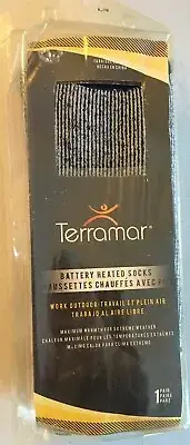 NEW in Pkg TERRAMAR Battery heated Wool Blend Socks Sz XL Men’s 12.5 - 15